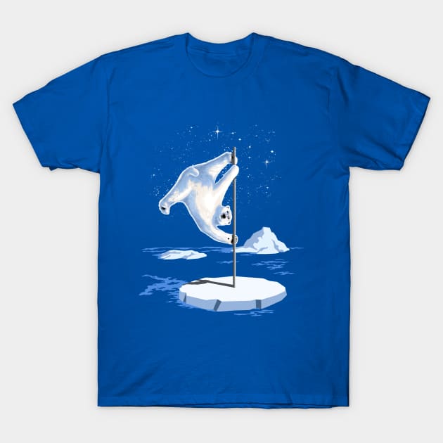 North Pole Dancer T-Shirt by silentOp